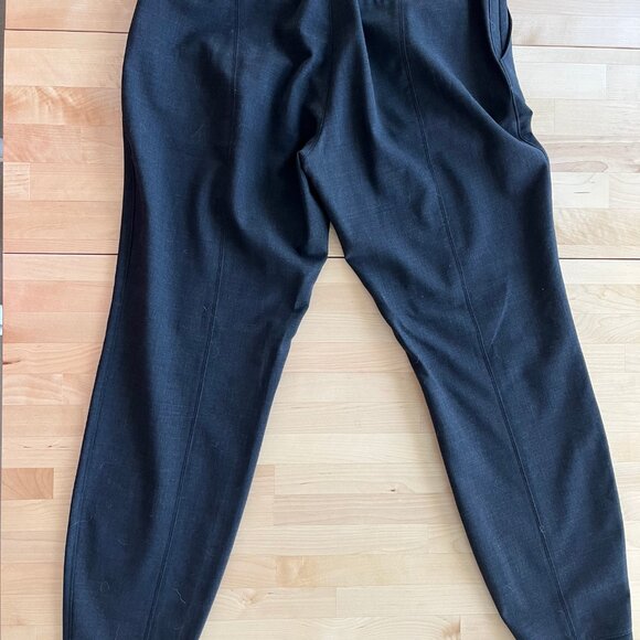 Athleta Women's Black Wool Work it City Jogger Athleisure Pants - Picture 2 of 2